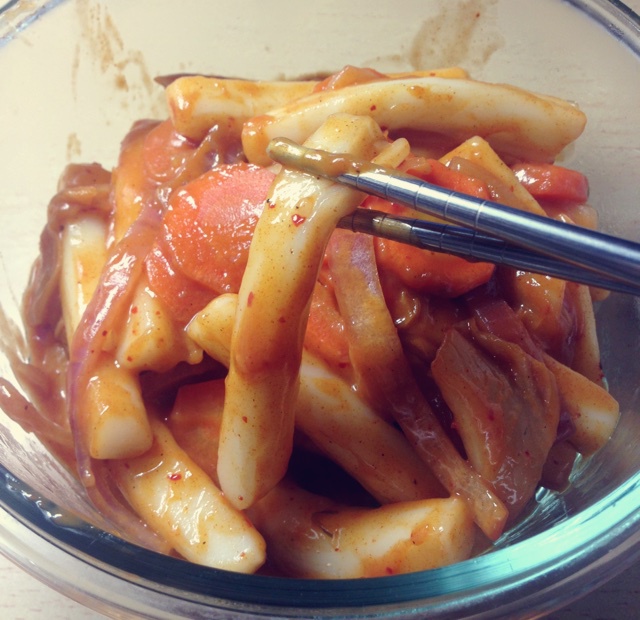 泡菜炒年糕
