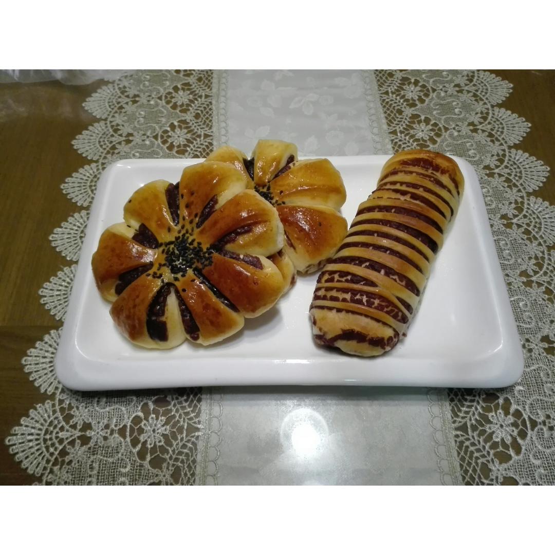 红豆沙面包