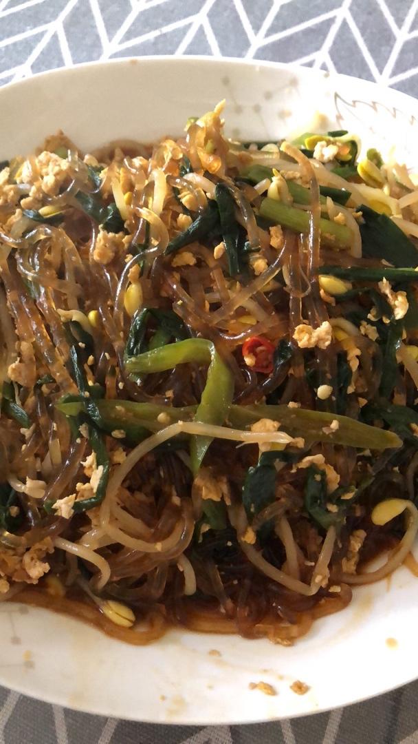 炒合菜～经典的拌饭菜，真的太香了