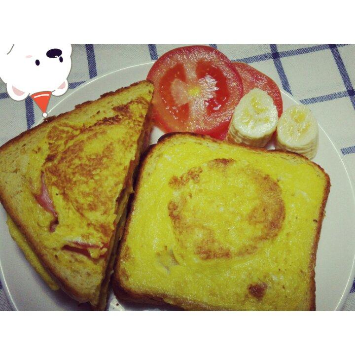 煎土司鸡蛋