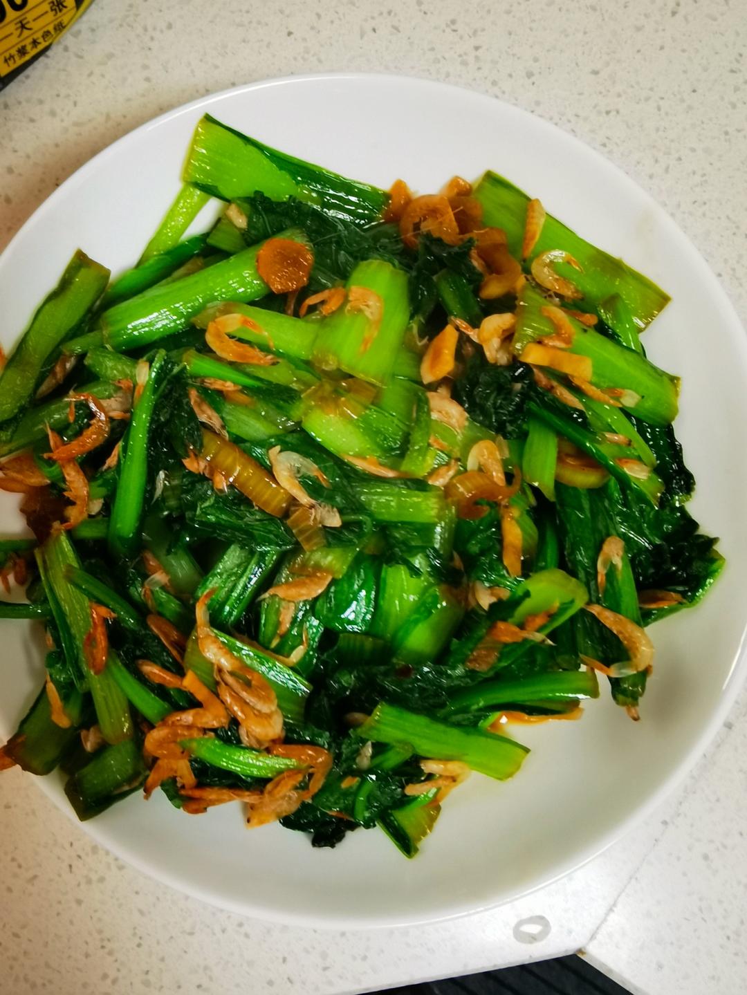 超级好吃的虾皮小白菜
