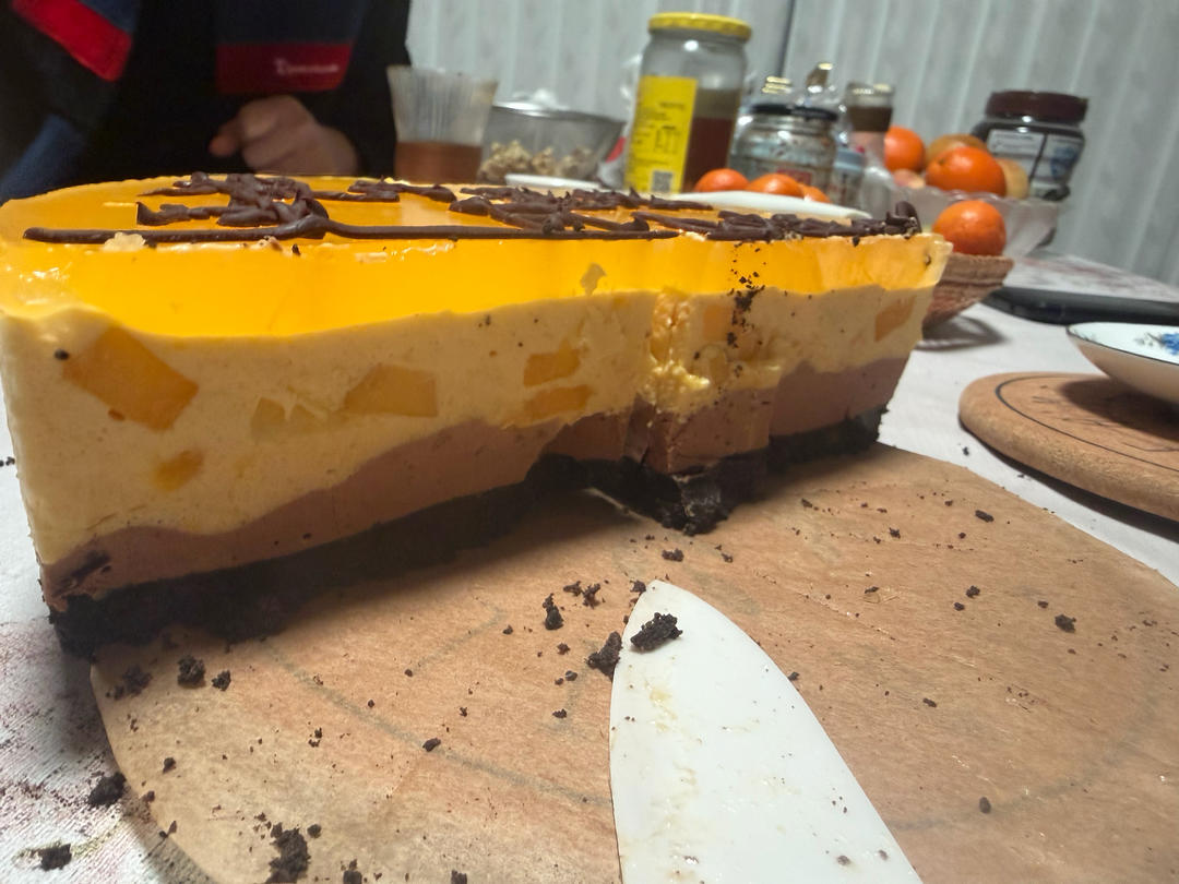 巧克力芒果慕斯