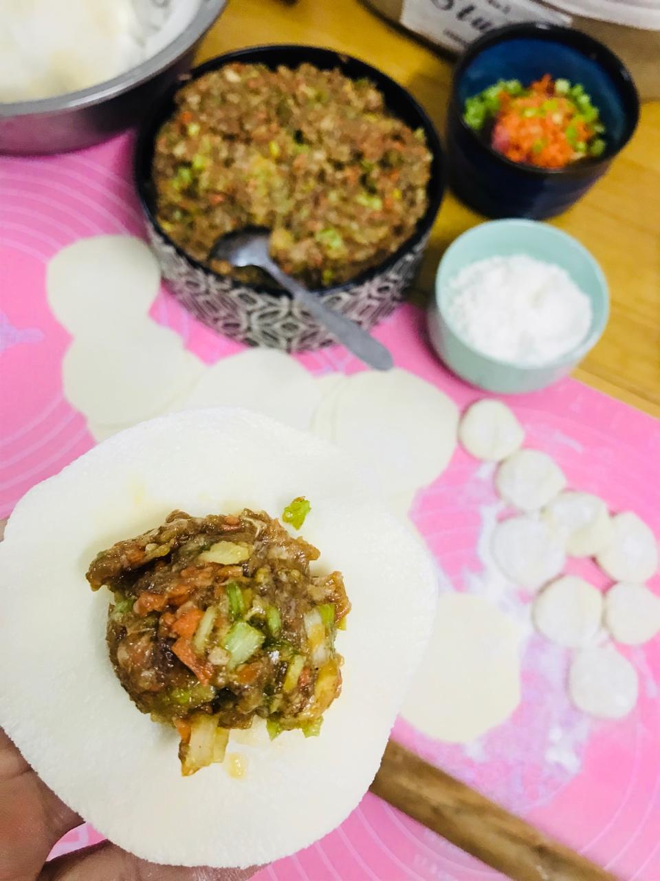 芹菜牛肉水饺