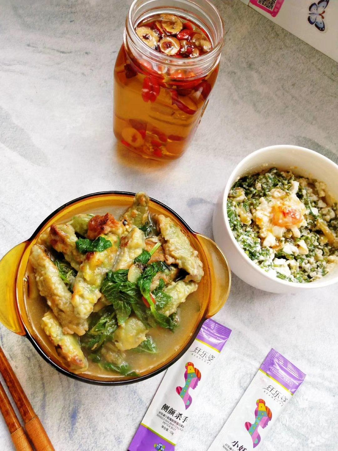 春日美食煎烩蚕豆鱼