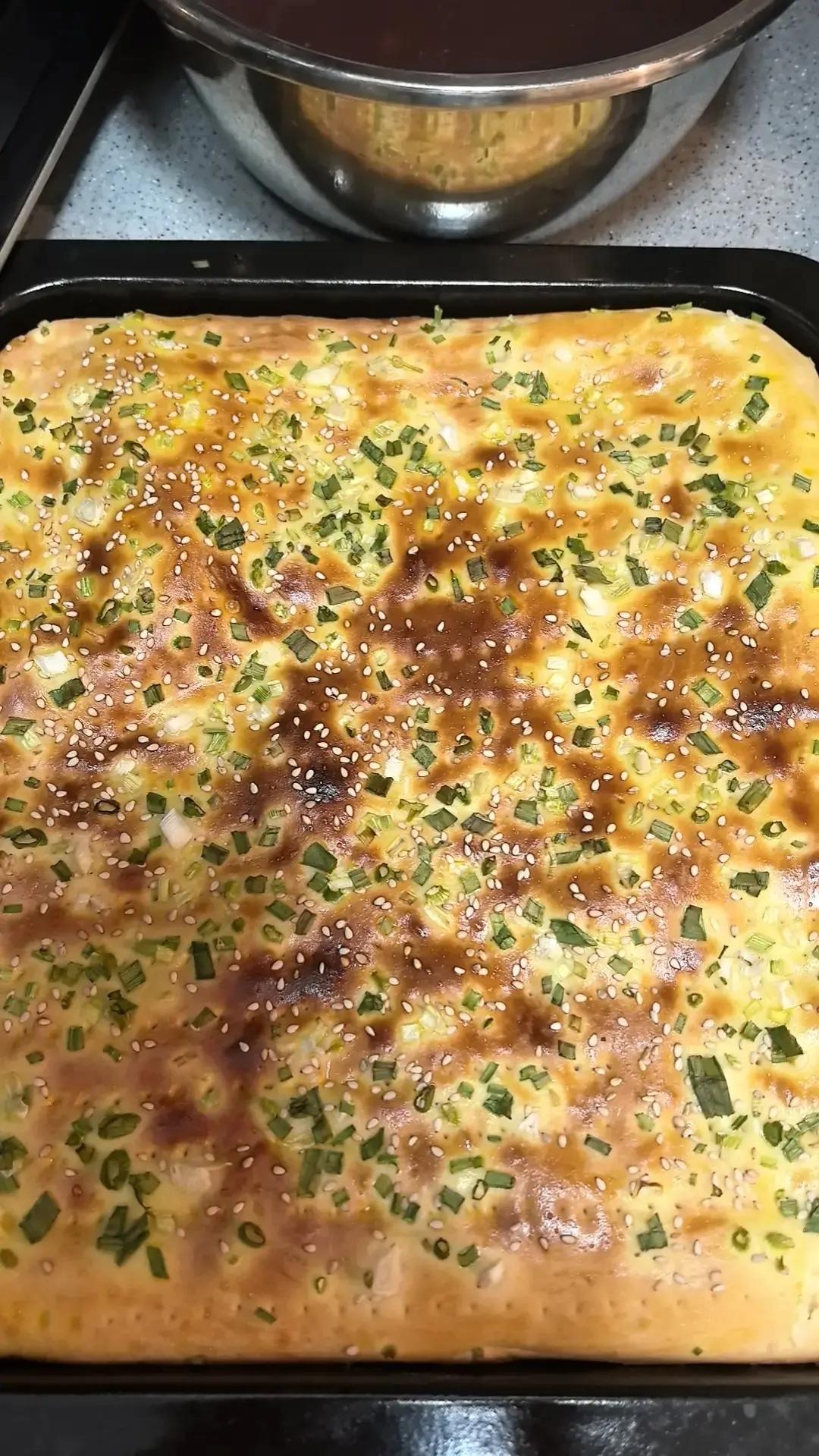 香葱肉松面包