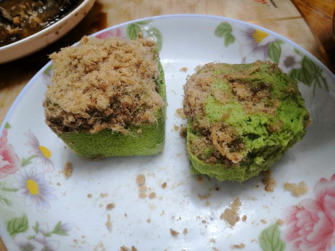 肉松菠菜蛋糕