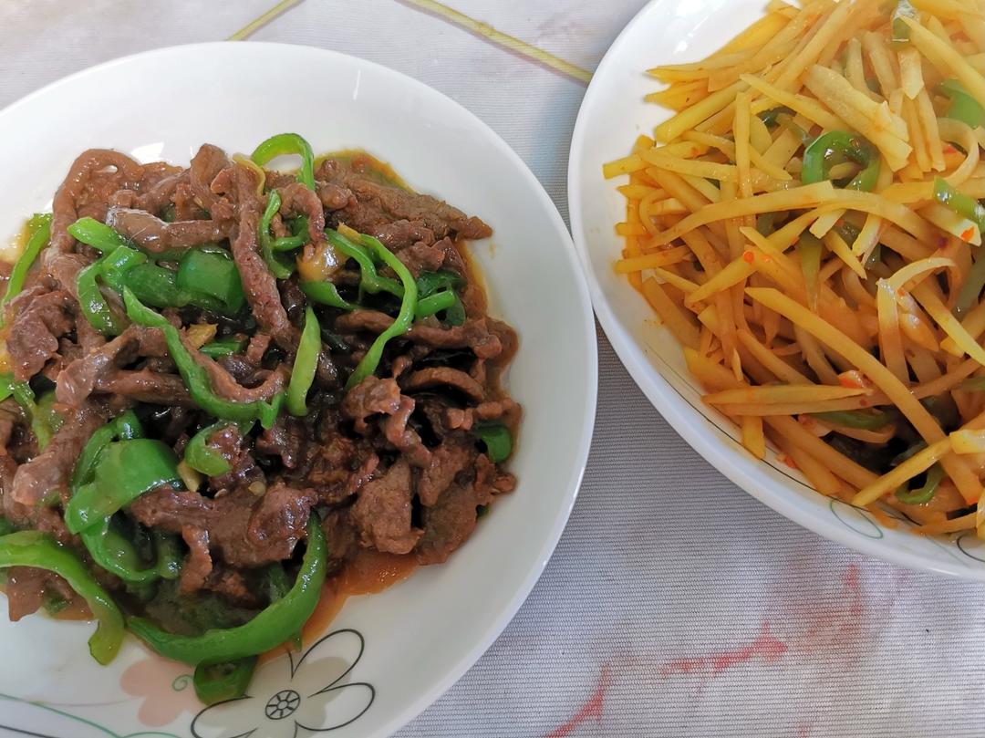 青椒炒牛肉