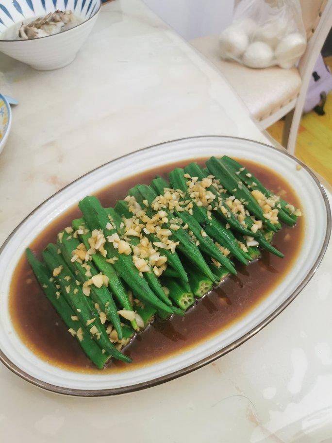 蒜蓉秋葵