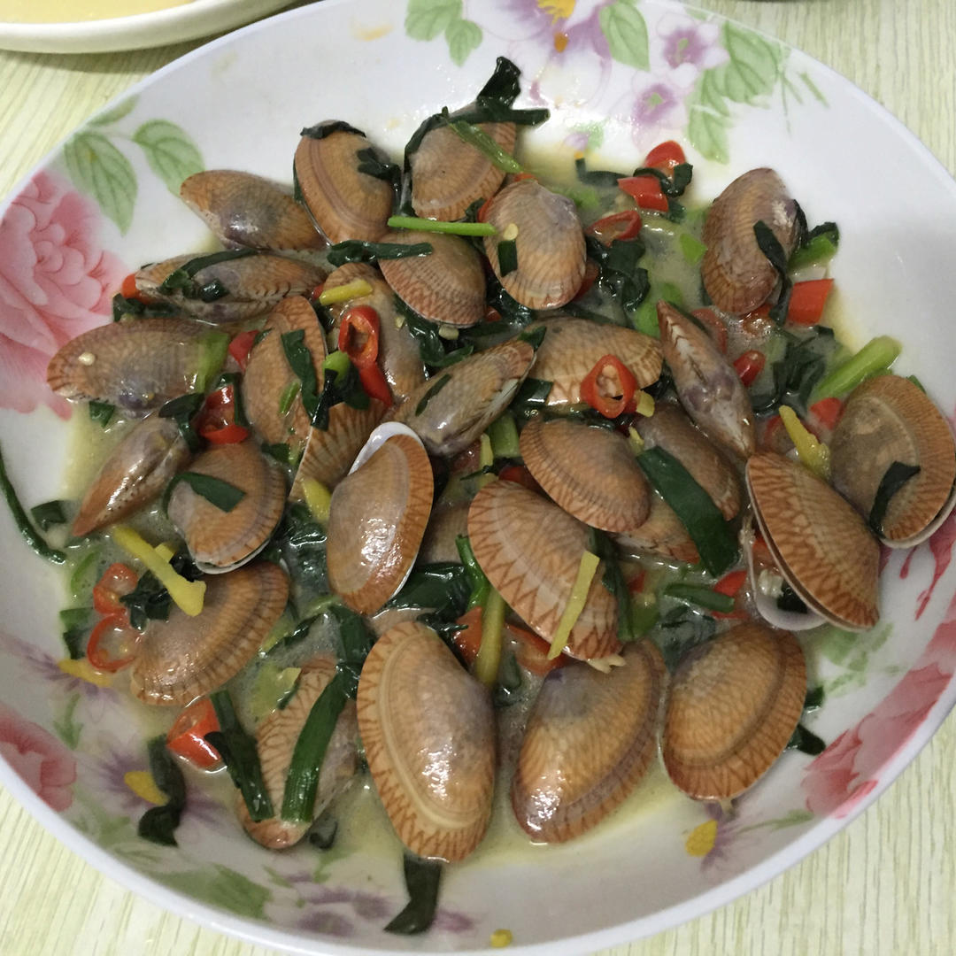 爆炒花甲