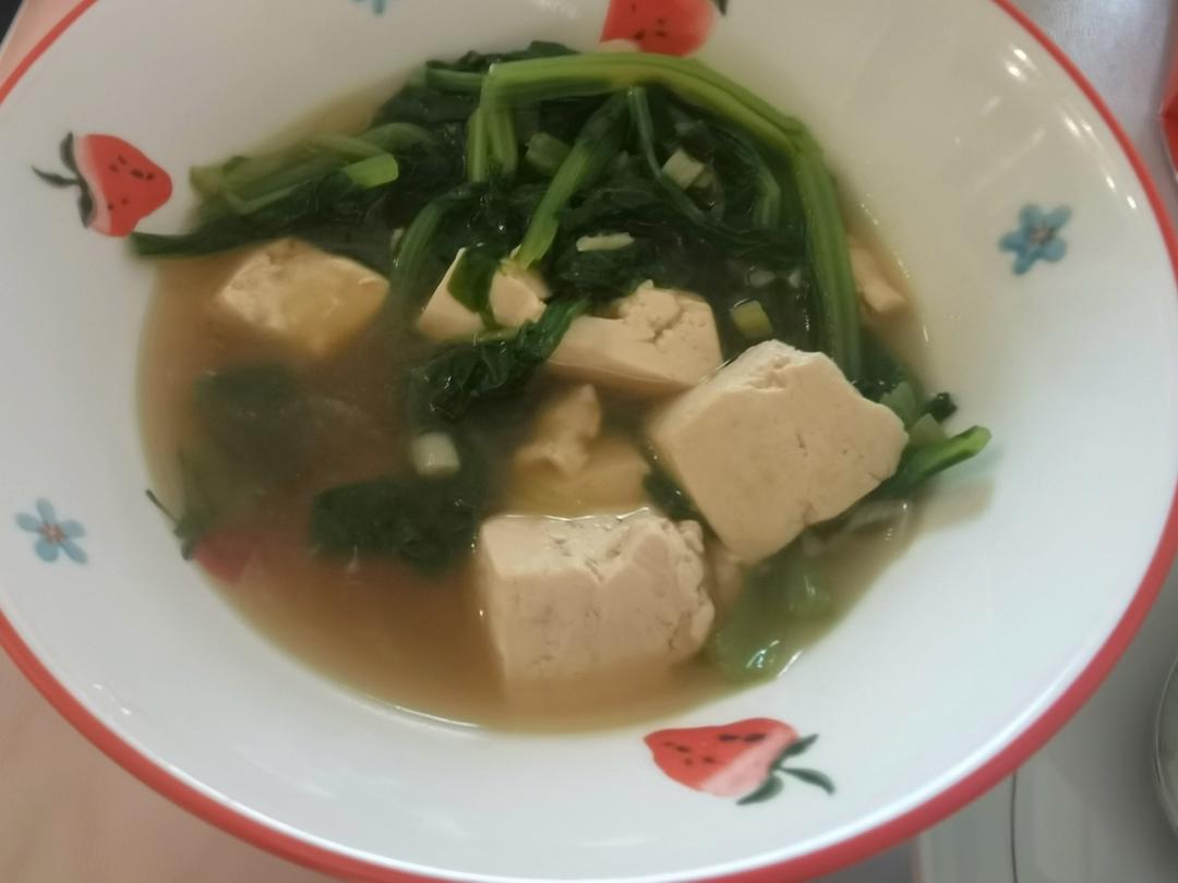 小白菜炖豆腐