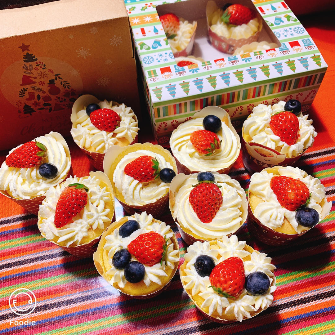 高颜值奶油纸杯蛋糕杯子蛋糕（附教程）