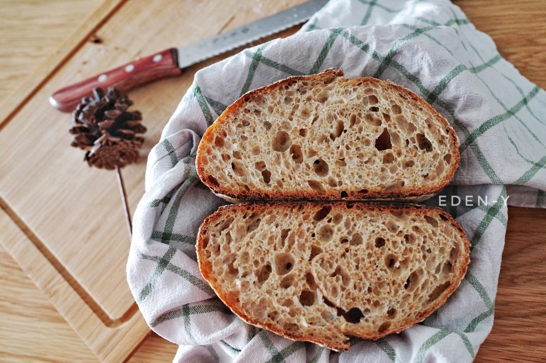 视频教程 天然酵种欧包 基础配方＆制作流程