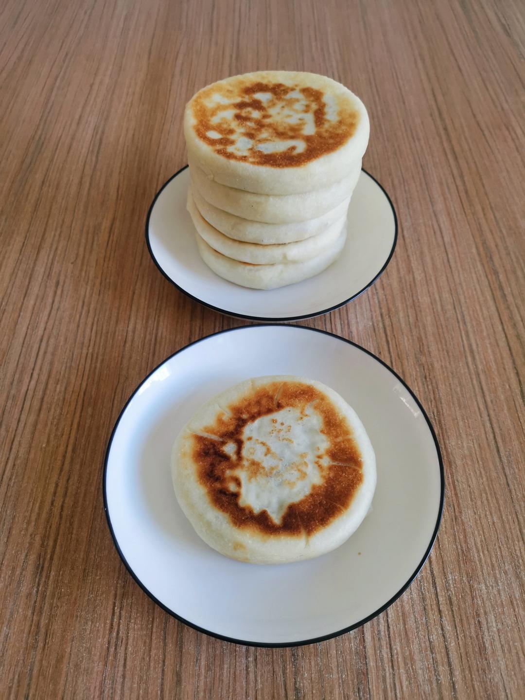 紫糯米发面饼