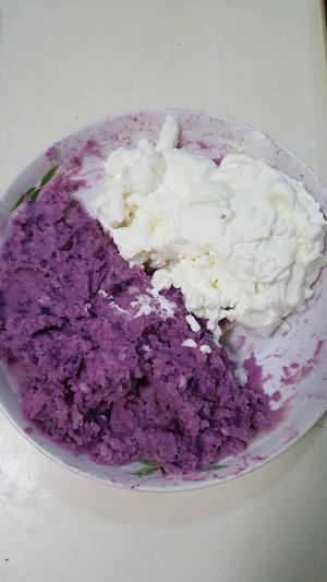 营养美味紫薯芋泥三明治~颜值爆表的做法 步骤4