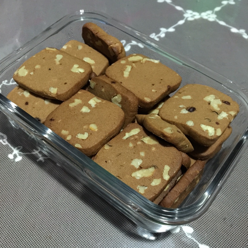 红糖核桃饼干
