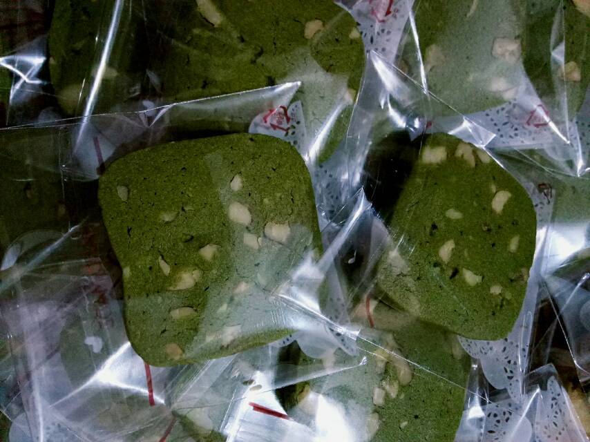 抹茶杏仁饼干