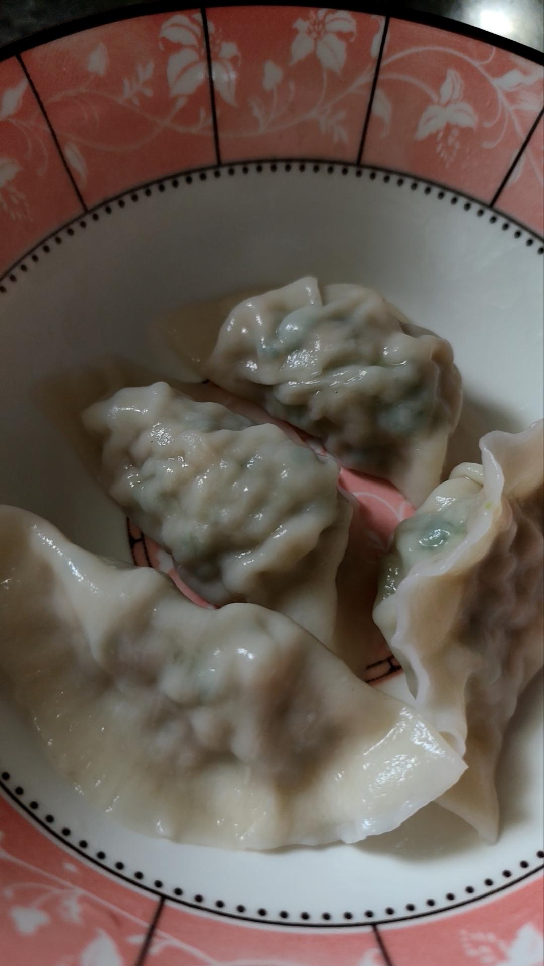 零添加、无公害的槐花饺子馅