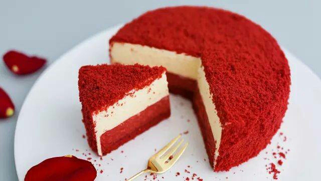 8寸红丝绒双层芝士蛋糕