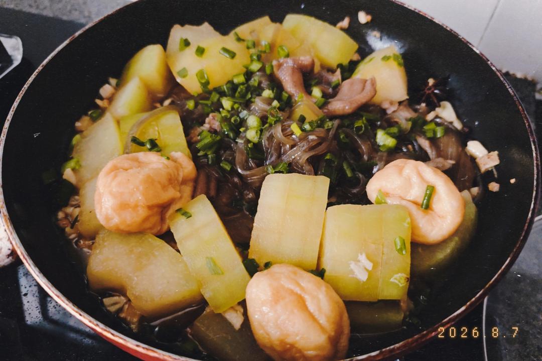 冬瓜炖粉条