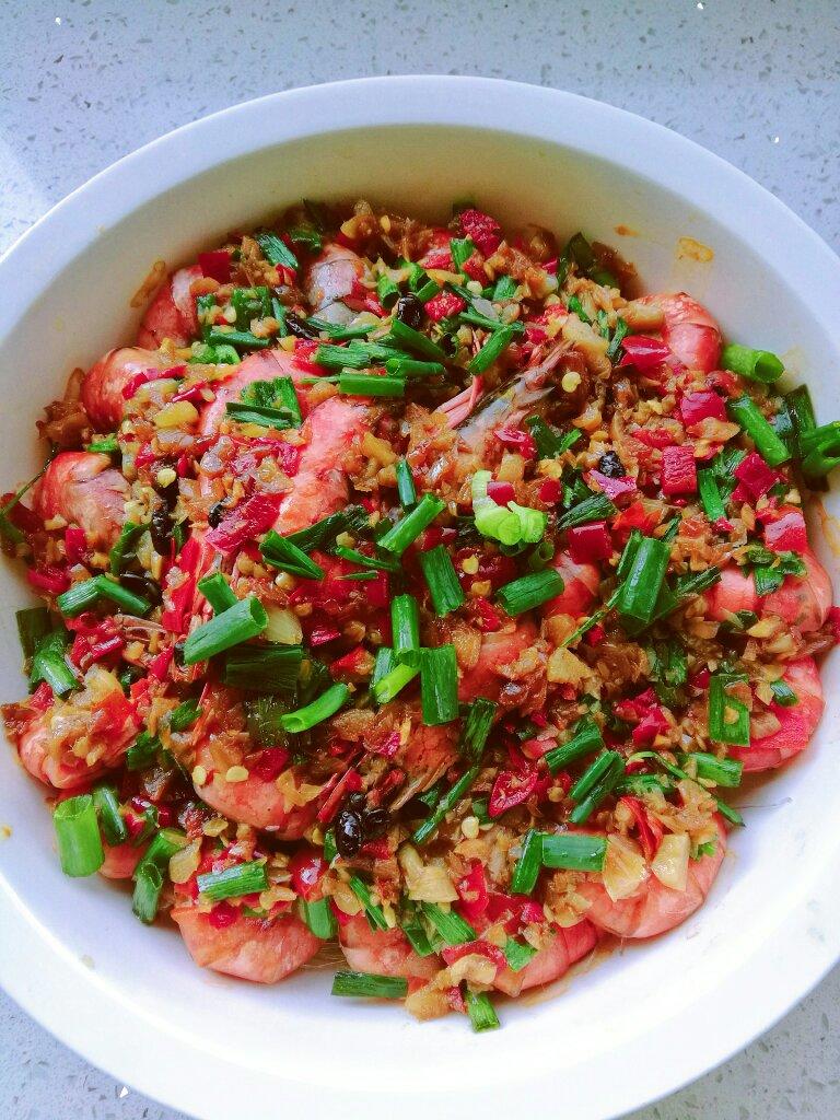 蒜蓉粉丝虾煲