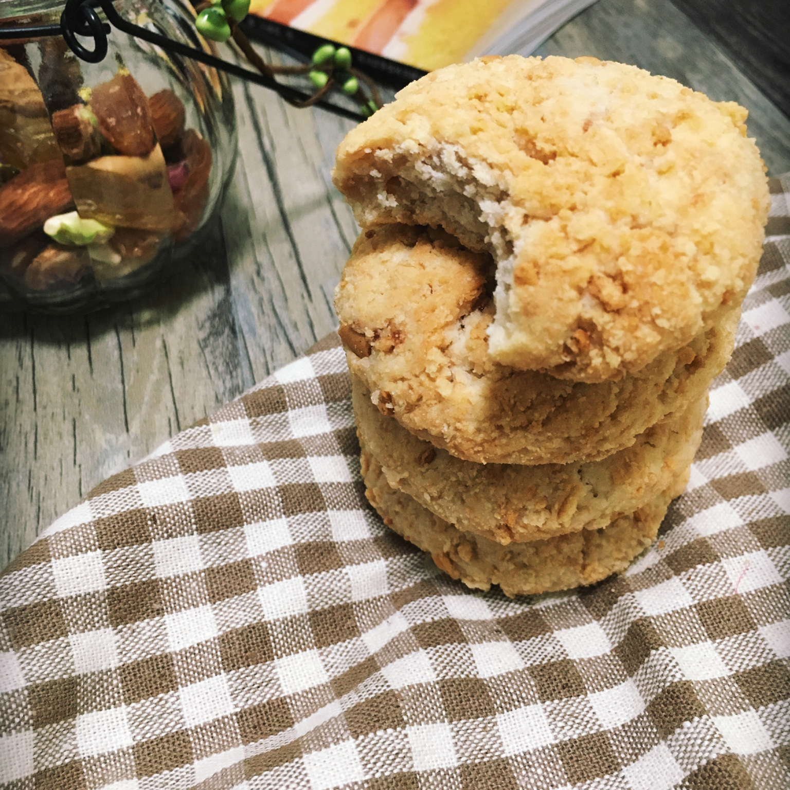 小七姑娘520做的超软芝士蛋糕饼干cheesecakecookies