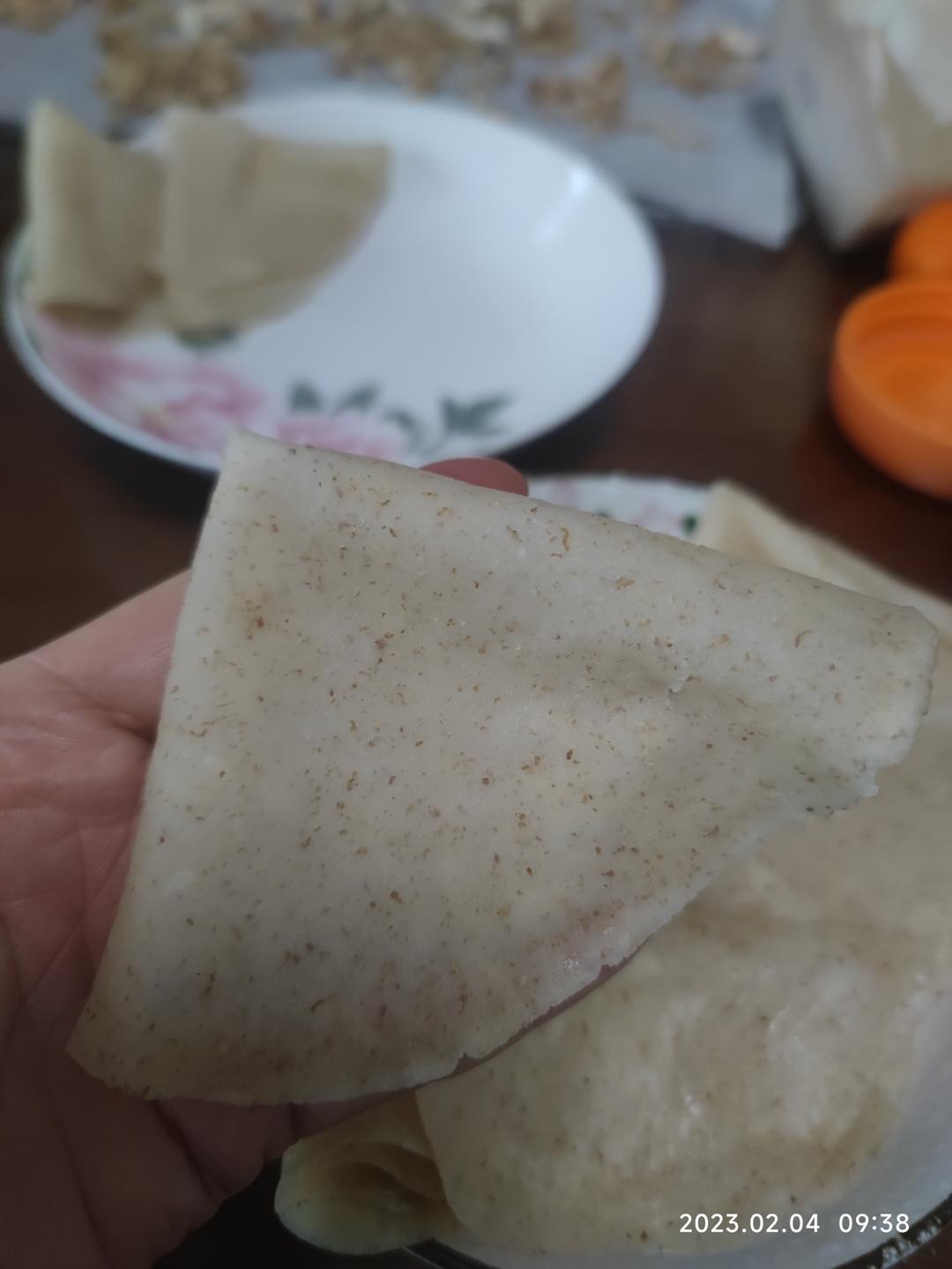 春饼   轻松一次做出十几张的春饼皮