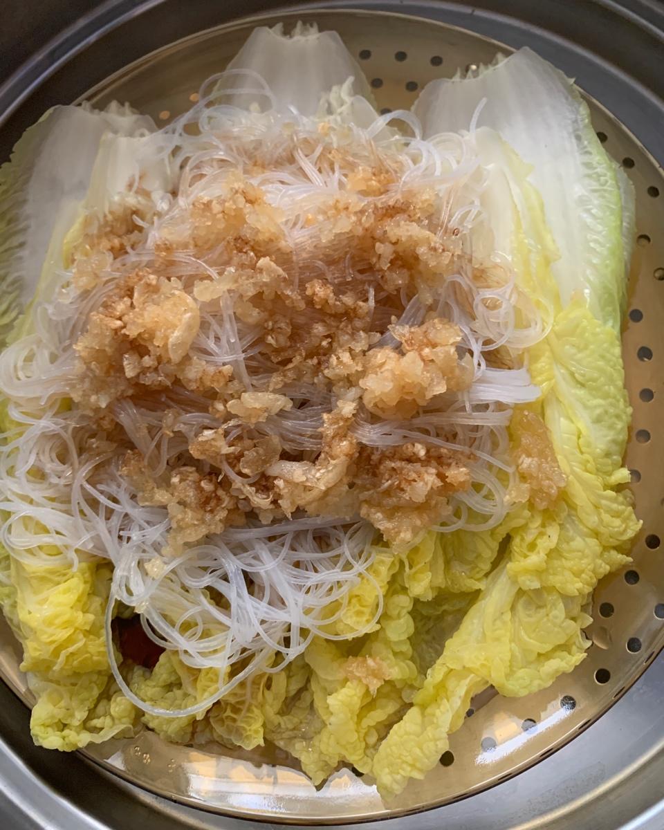 蒜蓉粉丝娃娃菜
