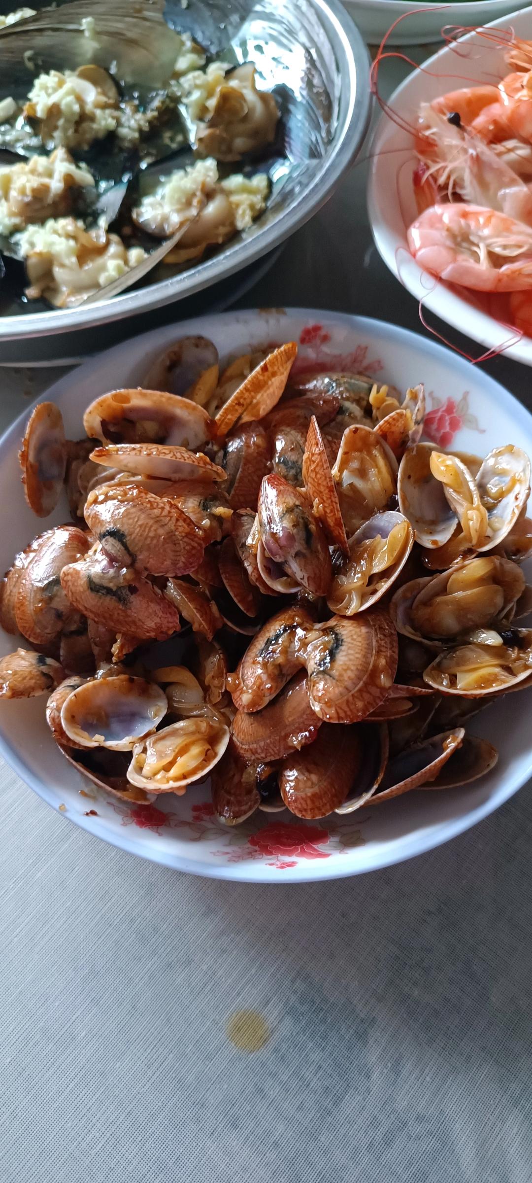 豆豉炒花甲