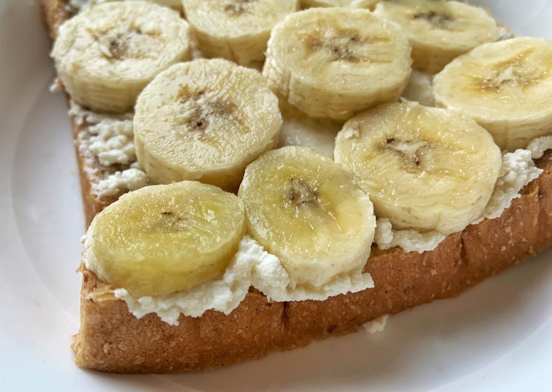 香蕉牛奶吐司（自制奶酪）