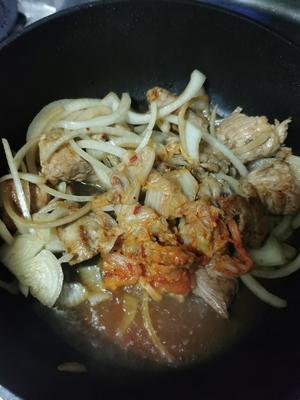 假正经的韩式排骨豆腐汤的做法 步骤7