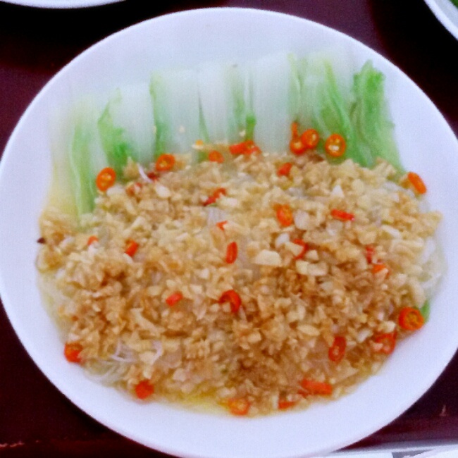 蒜蓉粉丝娃娃菜