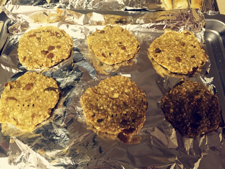 可以减肥的饼干——红薯燕麦葡萄干软饼
