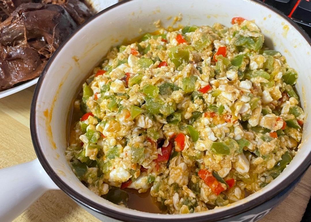 手机用户25536n1m做的鬼火绿辣椒炒咸鸭蛋