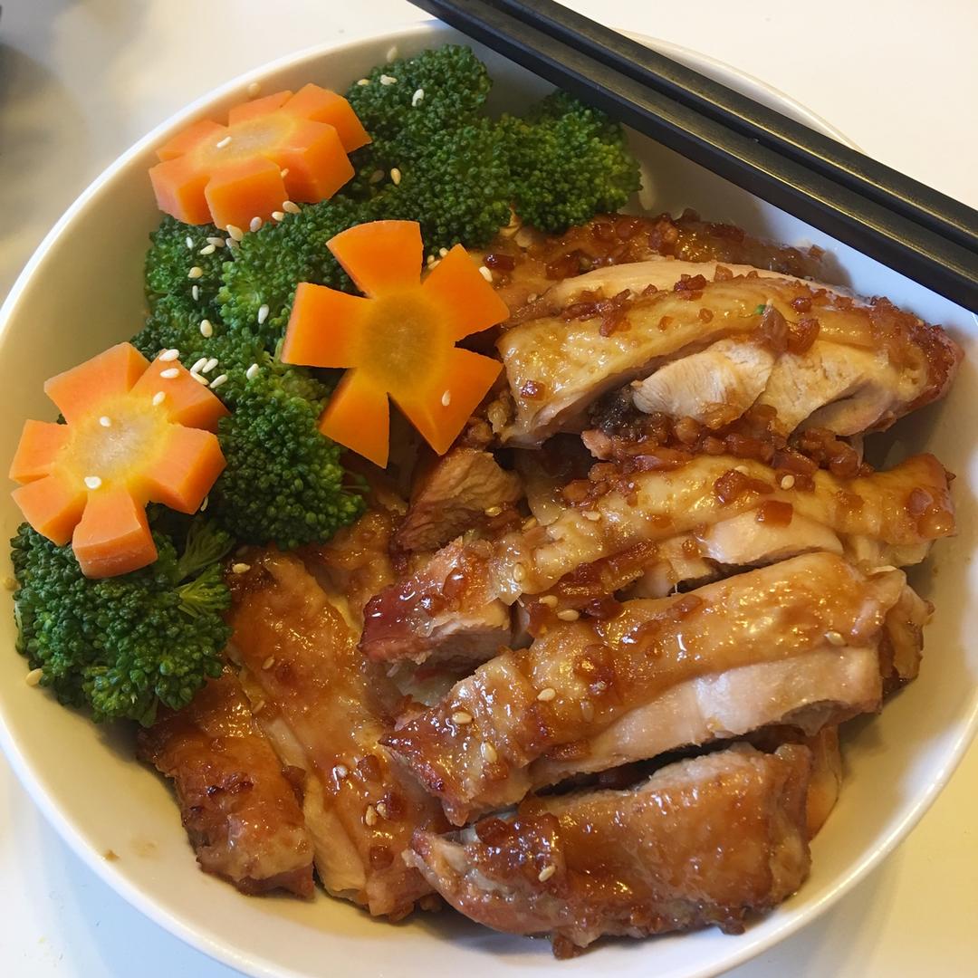 照烧鸡腿饭