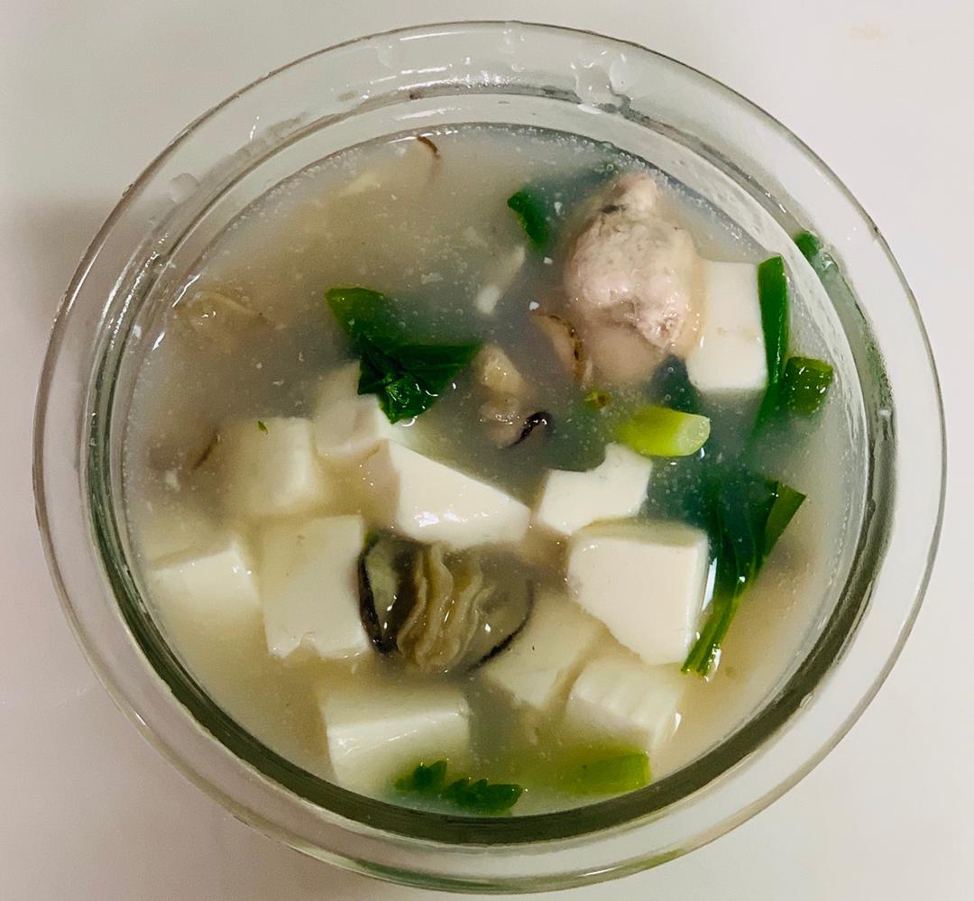 海蛎豆腐汤（滑）