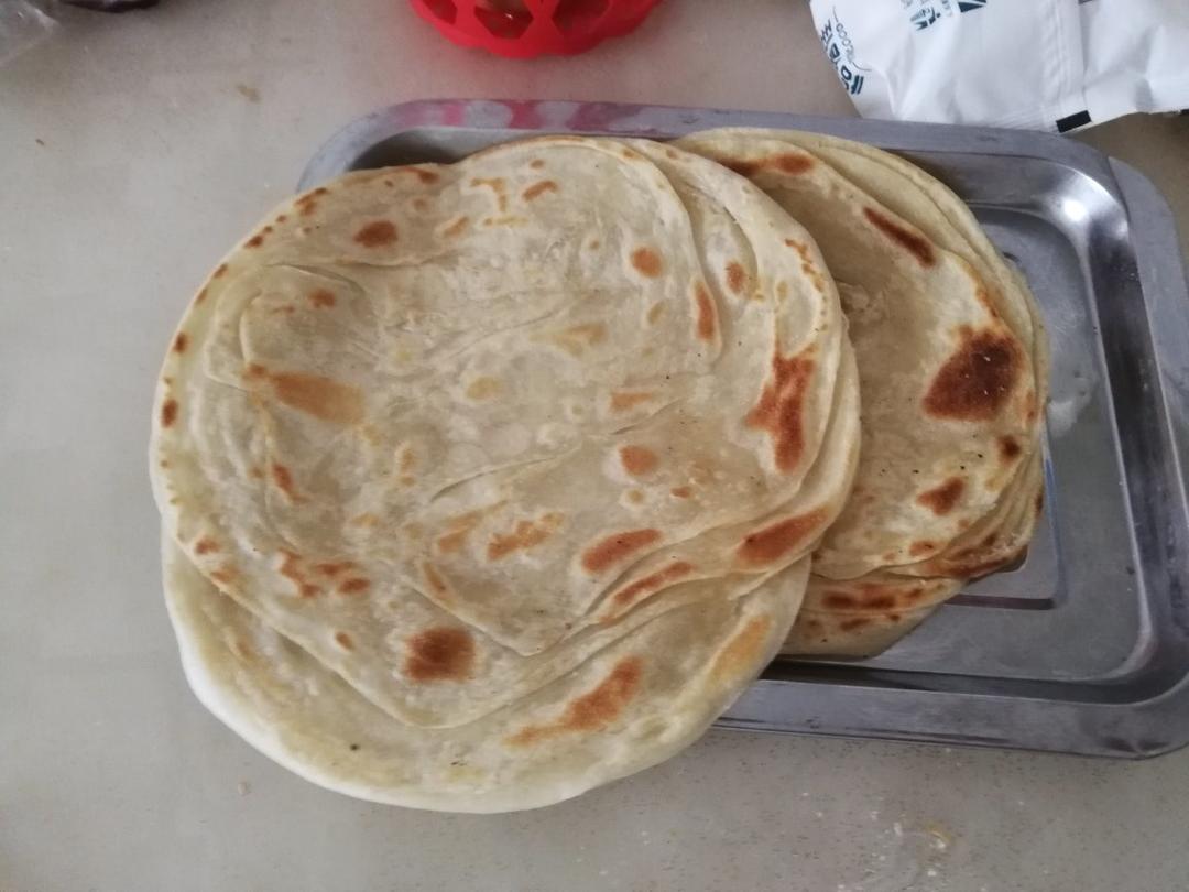 葱香四溢手抓饼
