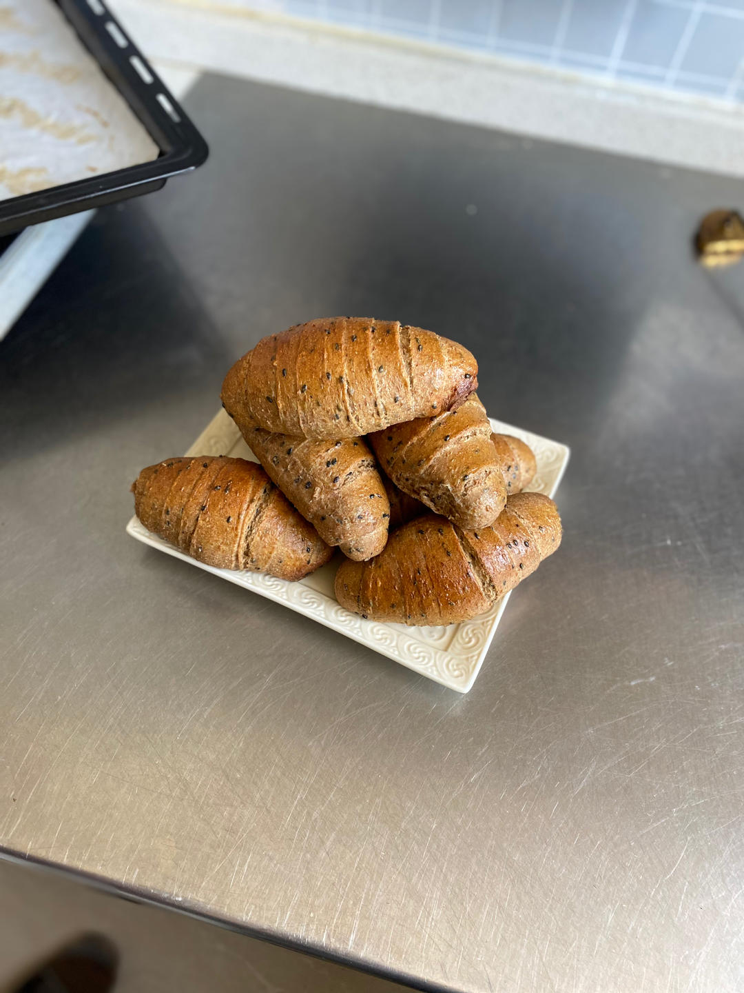 75%全麦吐司万能配方（烫种+波兰种）