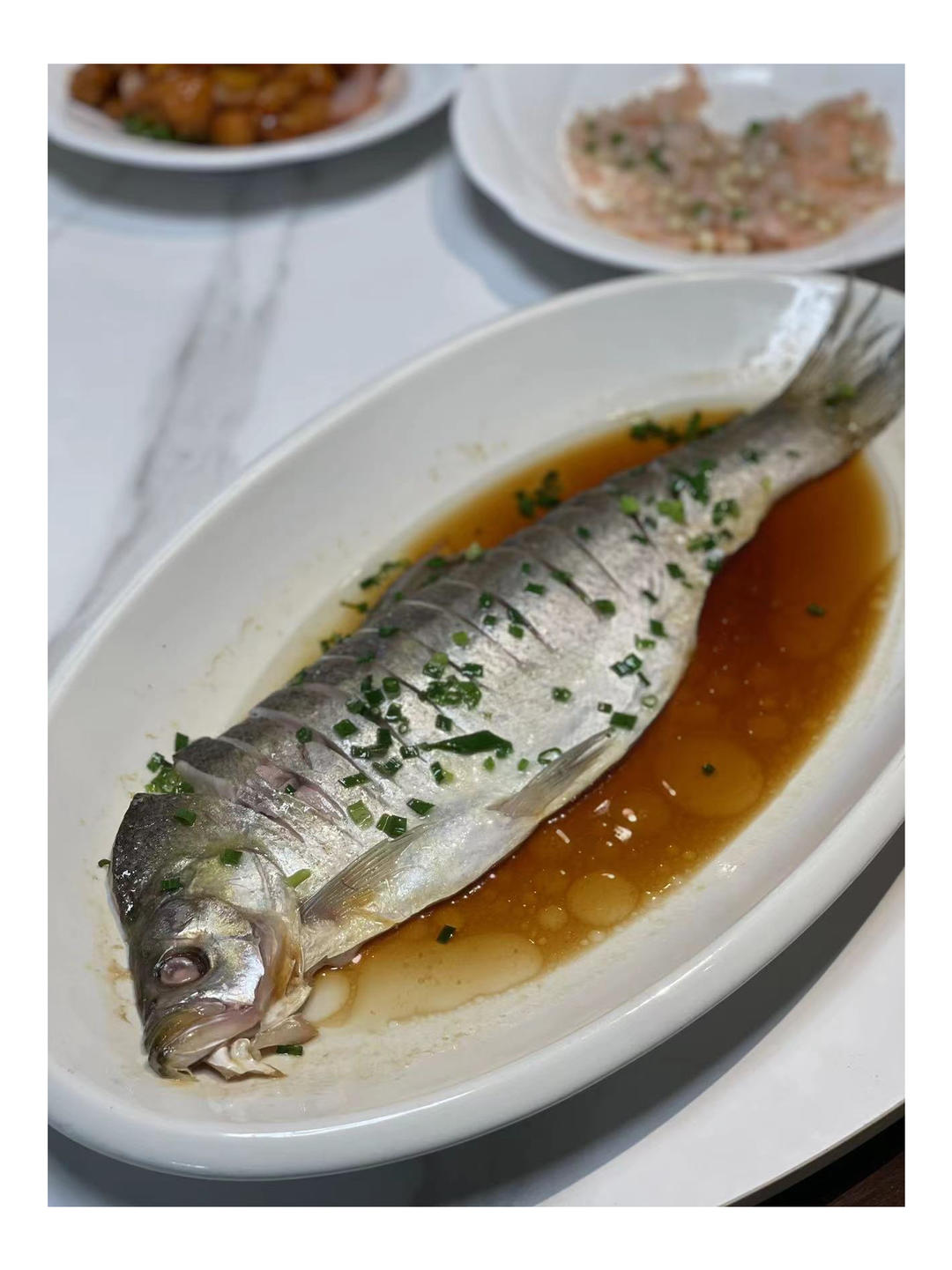 年年有余 清蒸鲈鱼