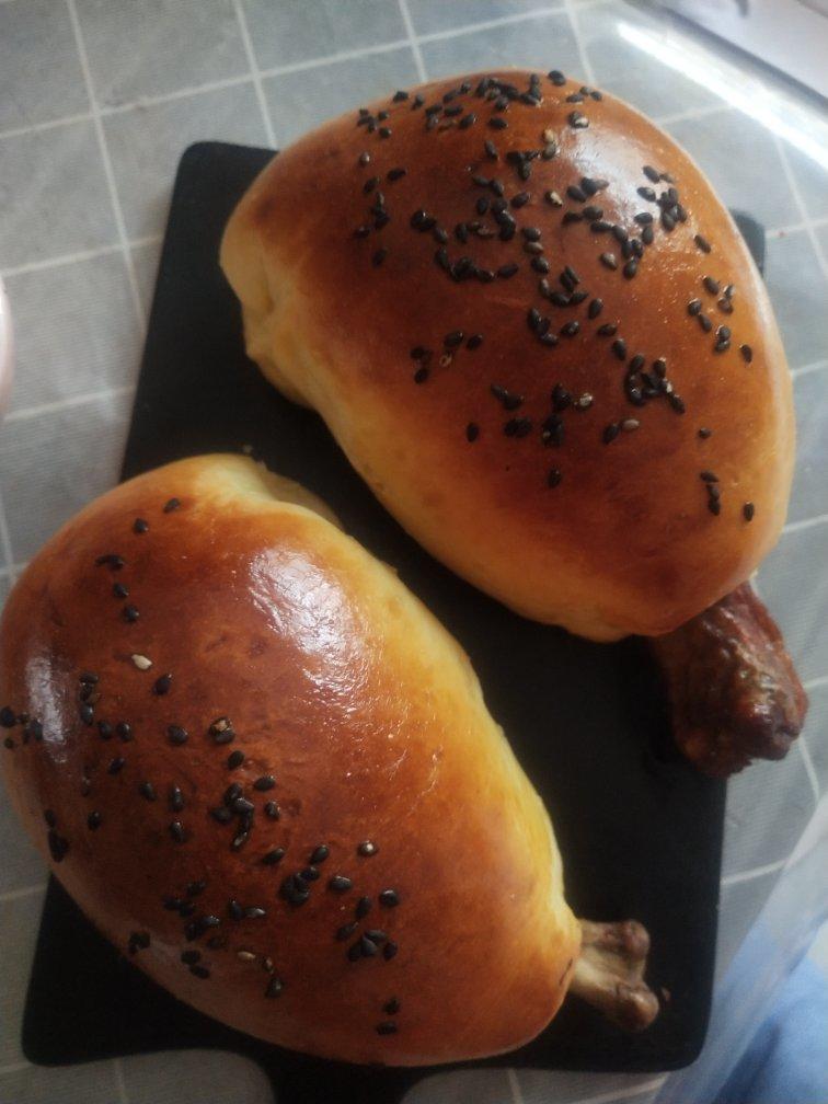 【鸡腿面包】真的有鸡腿的面包！