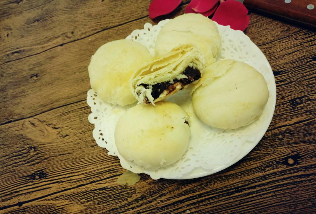 超细腻蛋黄酥豆沙馅