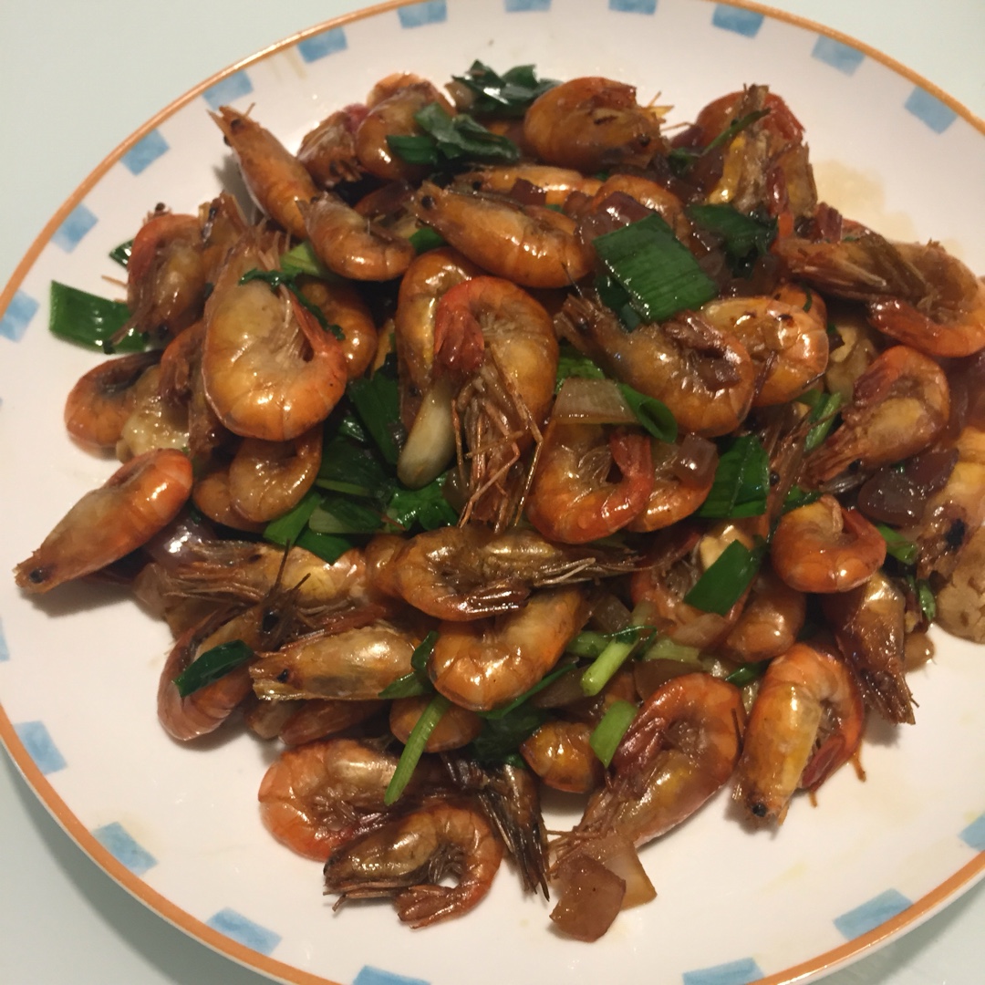 油爆河虾