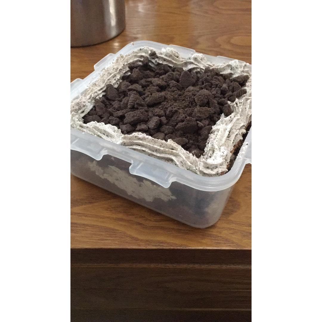 好吃到流泪的奥利奥咸奶油盒子蛋糕