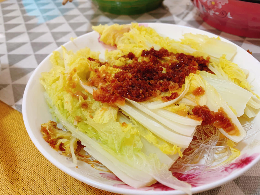 蒜蓉粉丝娃娃菜