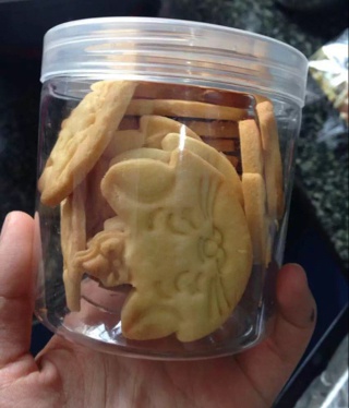 卡通黄油饼干