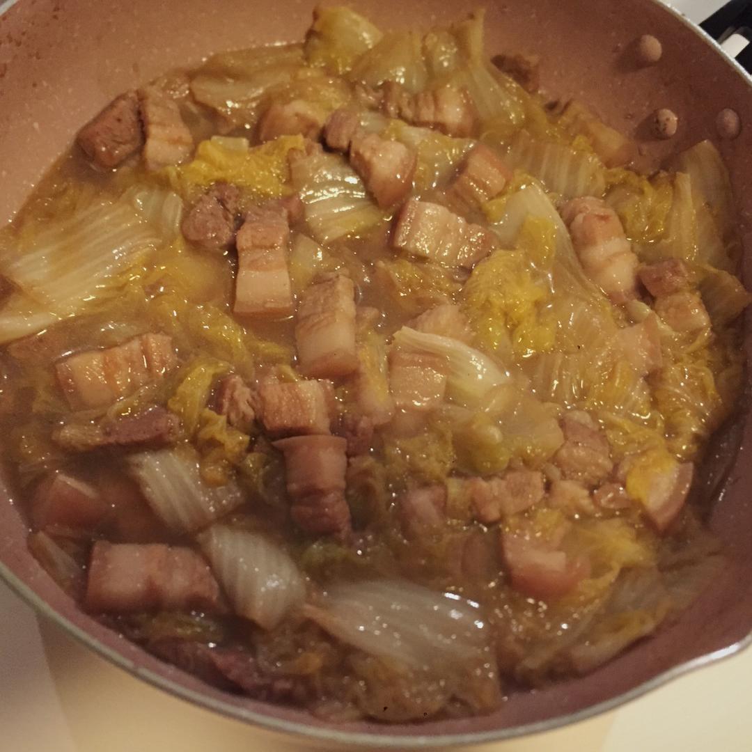 白菜炖肉（简单版）