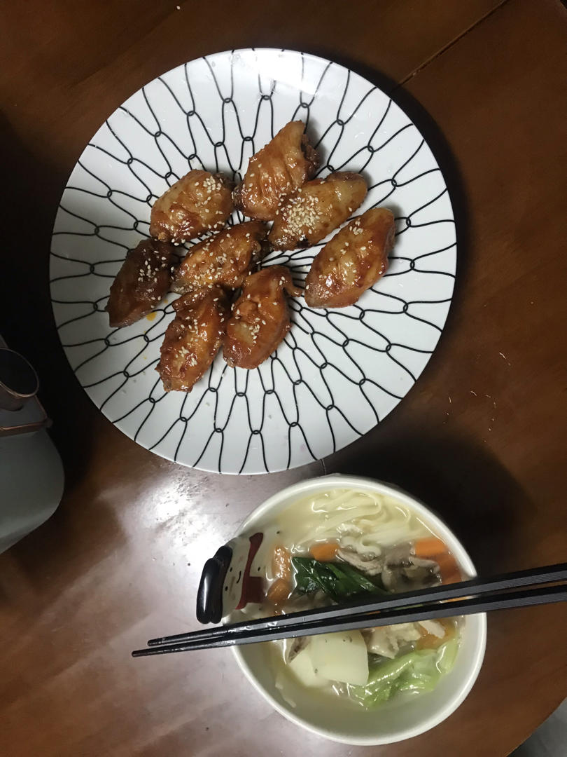 鸡丝香菇面