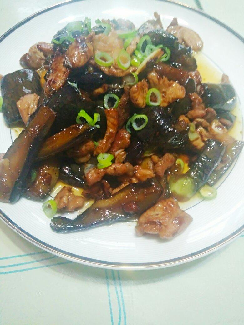 红烧肉沫茄子