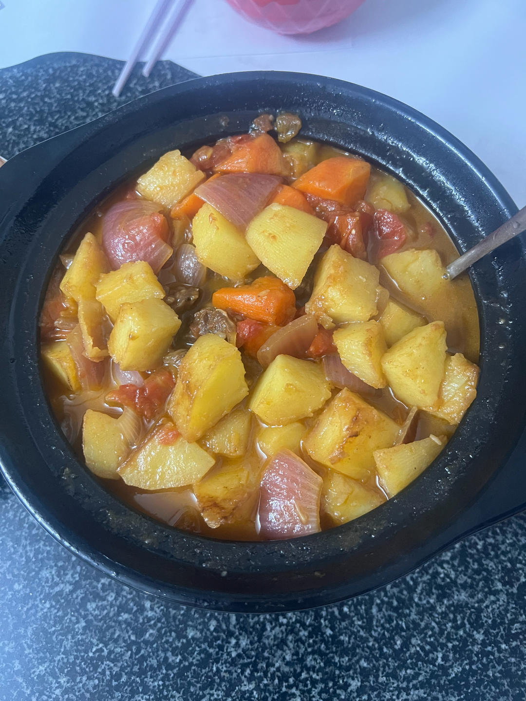 番茄土豆炖牛腩