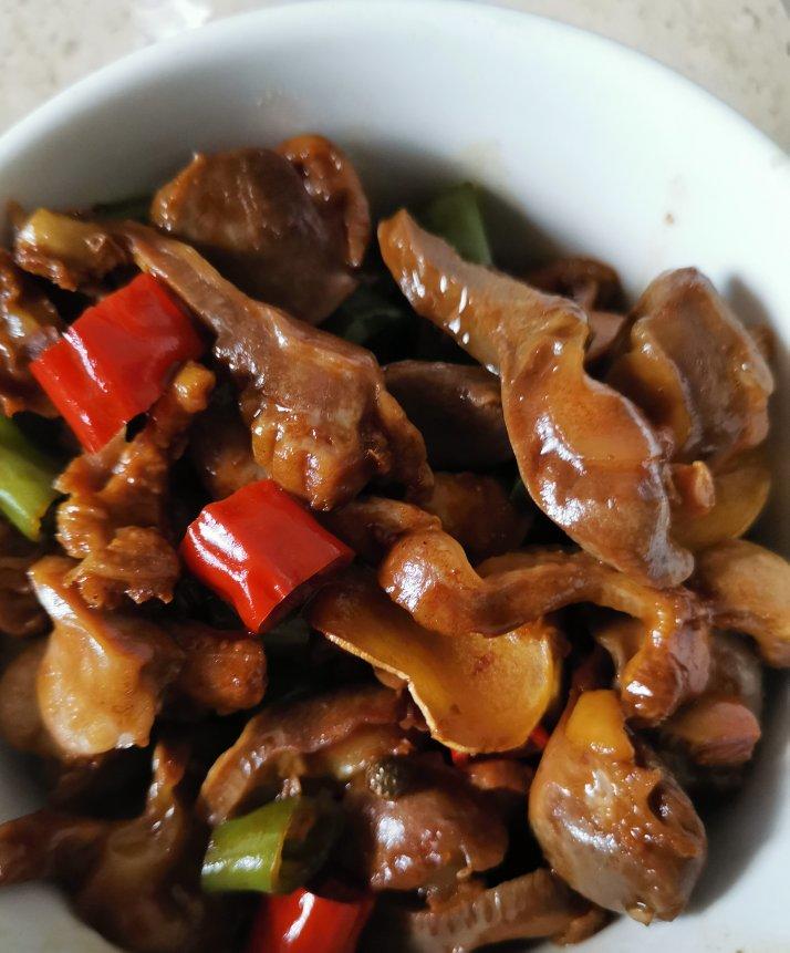 7ypk做的爆炒鸡胗