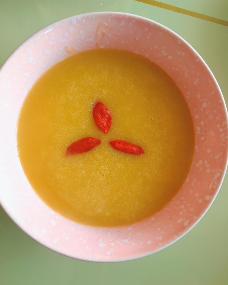 简单的生活1做的山药红薯米糊